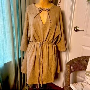 EUC Phie Collective Tunic Style Dress, Size Large #101